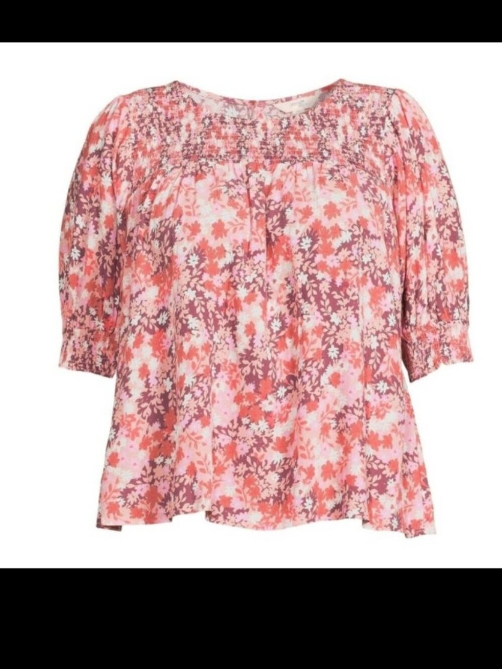 Plus Size Floral Top NWT